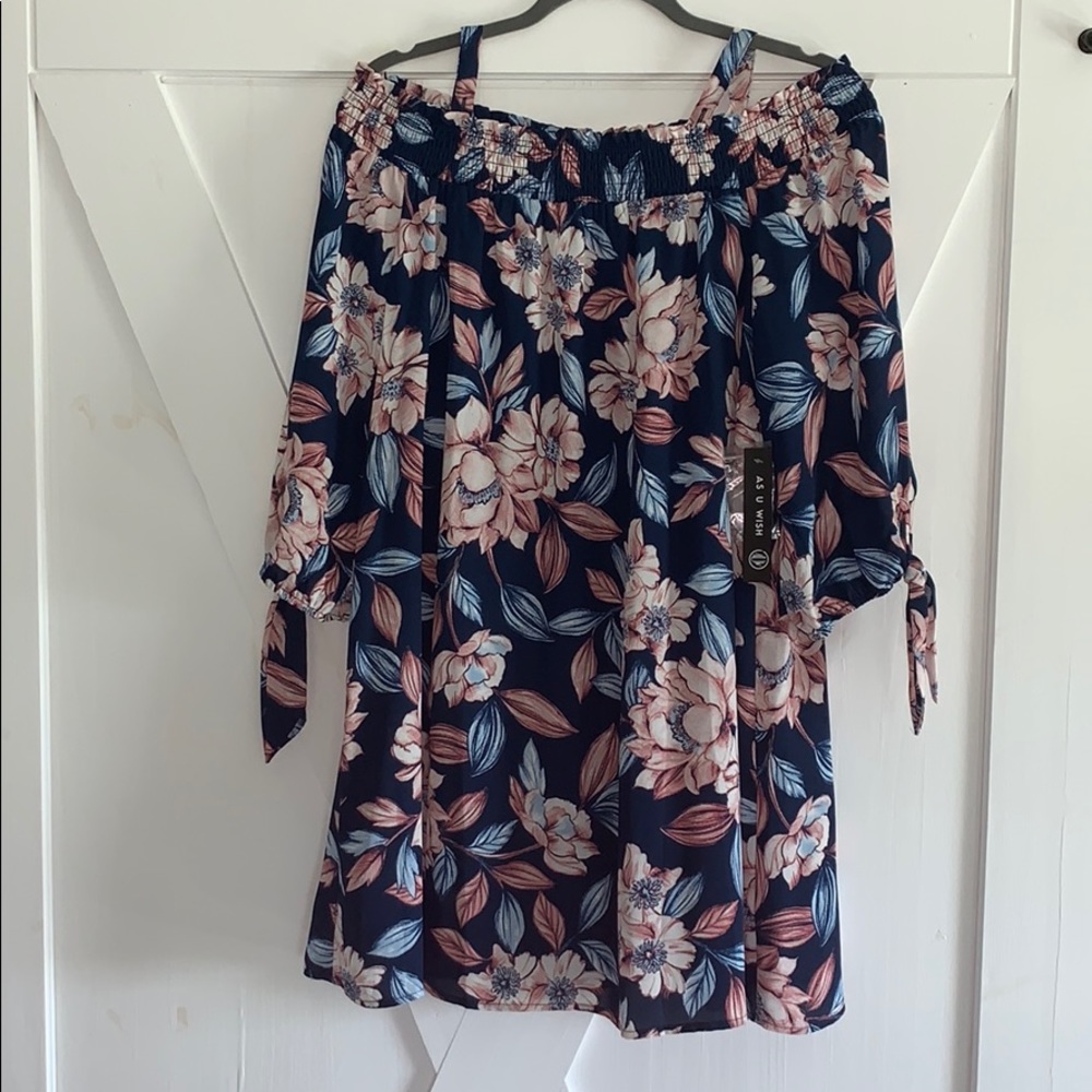 Floral Off the Shoulder Dress